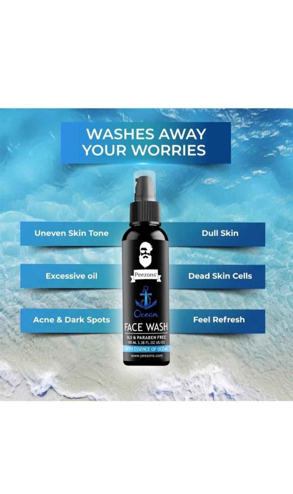 Ocean Face Wash 100 ml (Pack of 2)