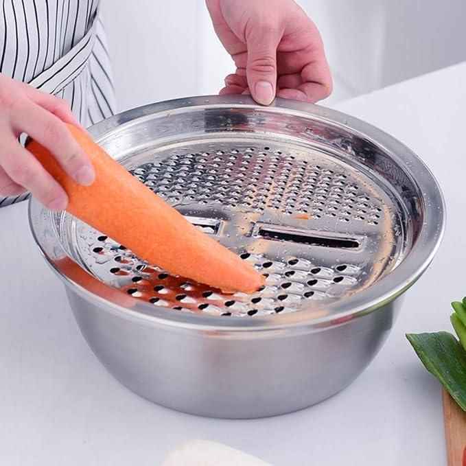 Stainless Steel Kitchen Drain Basket Set 3 in 1