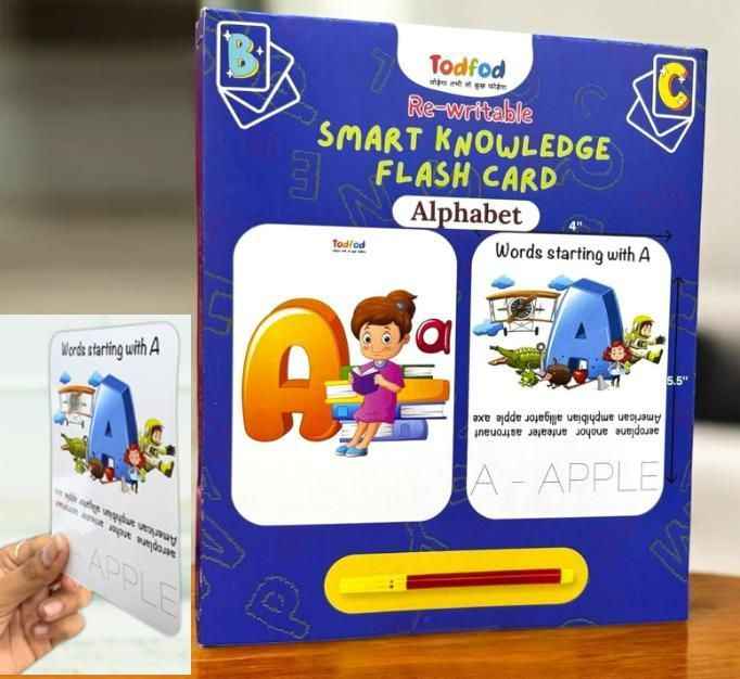 Todfod Re-Writable Smart Knowledge Flash Cards